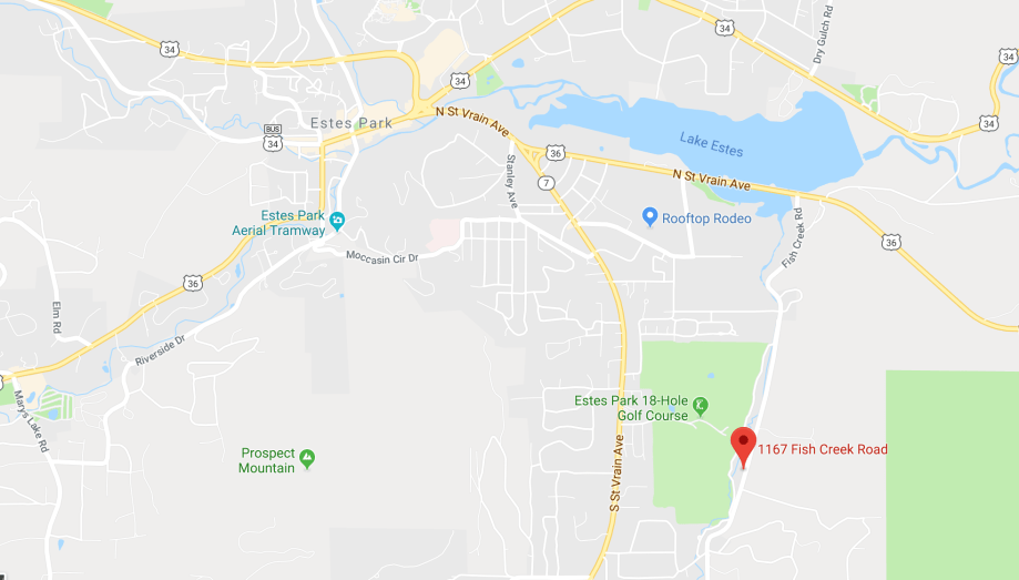 Estes Park Vacation Home Directions Screen Shot 2018-10-25 at 10.40.36 AM