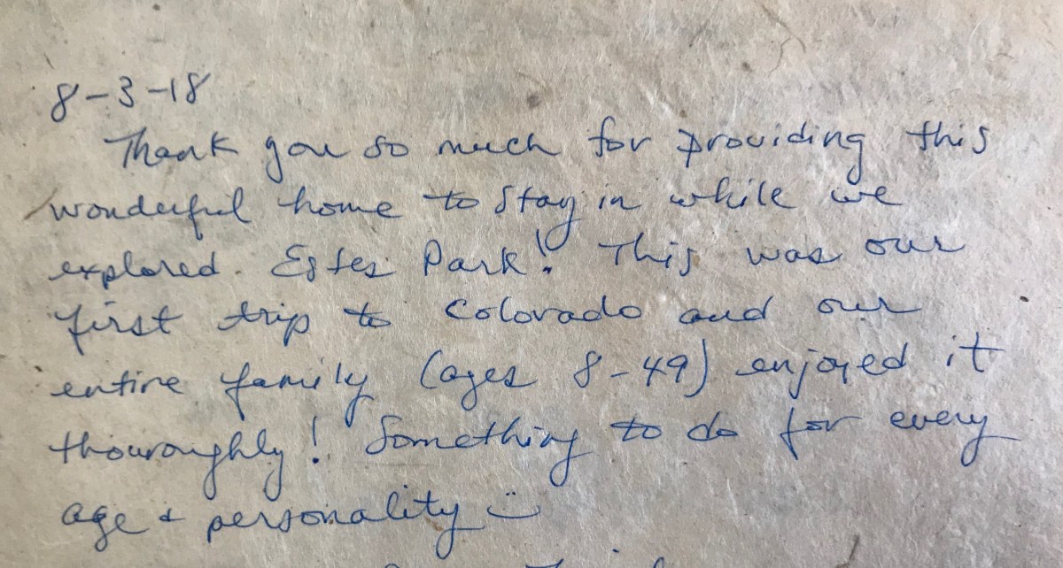 Cabin Rental Review for Fish Creek 08/03/2018